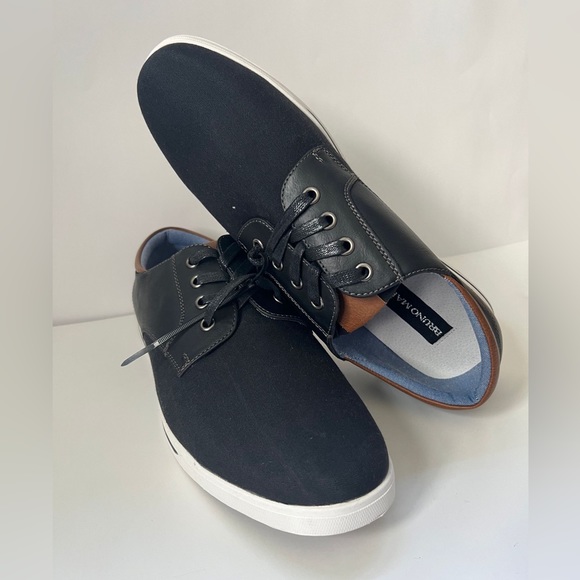 NWOT Bruno Marc Rivera Oxford-Inspired Textile Upper Sneakers Lace Up Size 9.5 - Picture 5 of 7